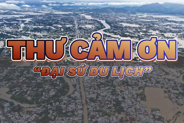 Thư cảm ơn các "Đại sứ Du lịch" đã Hỗ trợ Người dân vùng lũ Khánh Hoà