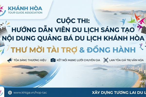 Thư mời đồng hành Cuộc thi Hướng dẫn viên du lịch sáng tạo nội dung quảng bá du lịch Khánh Hòa