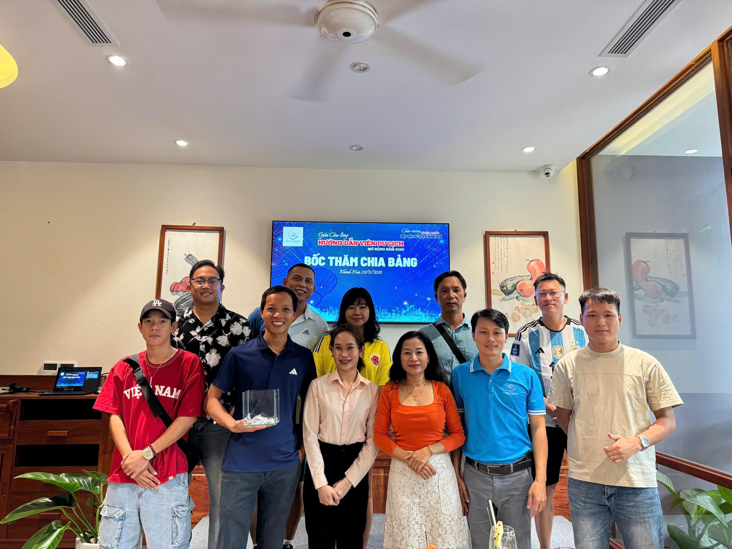Lễ Bốc thăm và Chia bảng Giải Cầu lông Hướng dẫn viên Du lịch Mở rộng 2025